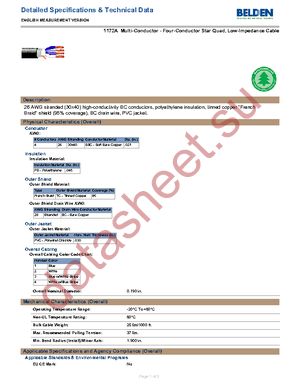 1172A B59500 datasheet  